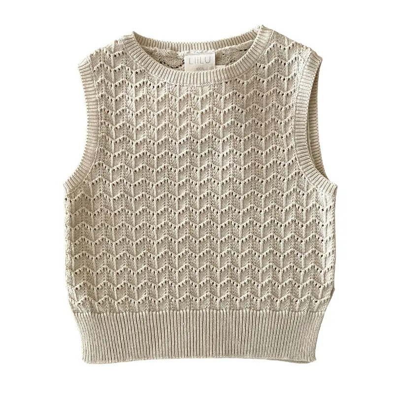 Vest Knit Jona Milk