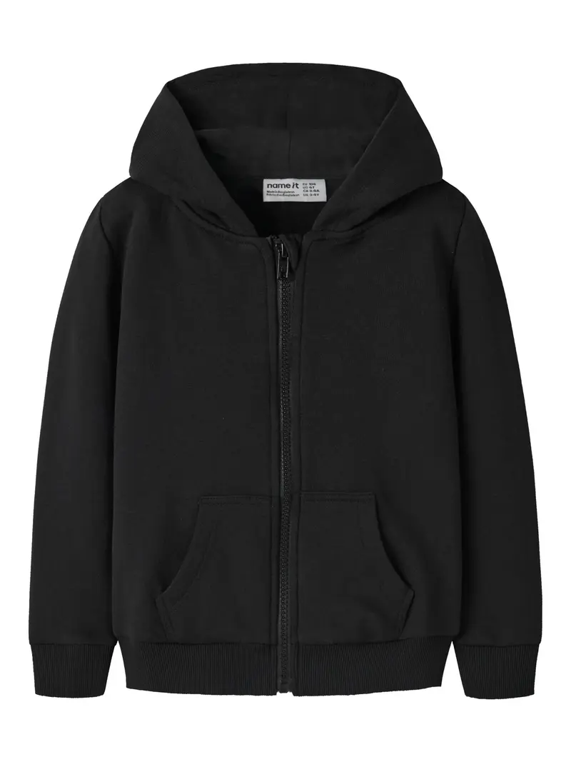 Vest met capuchon zwart
