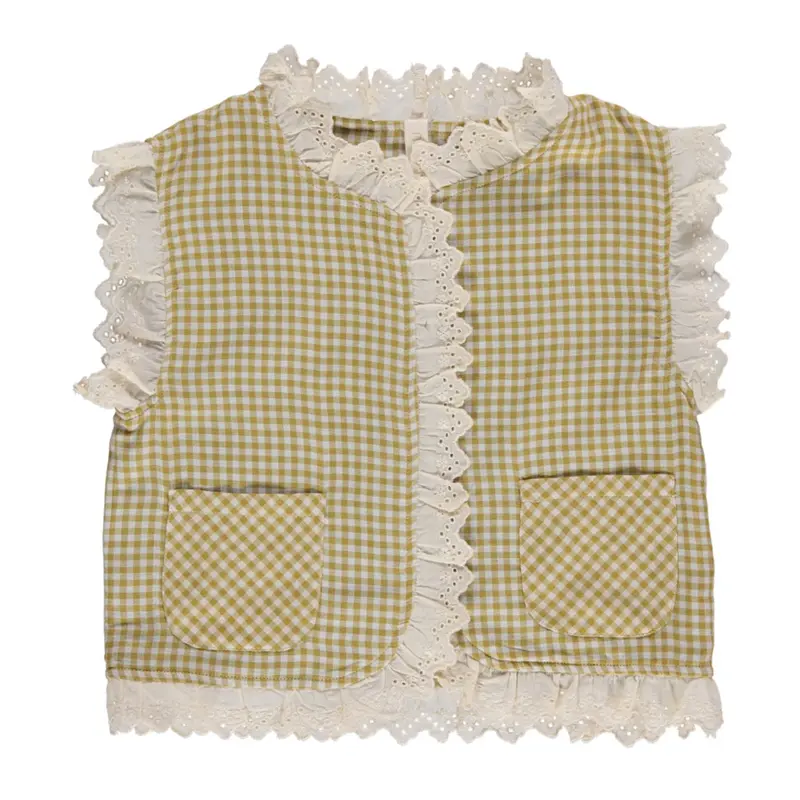 Vest Nea Mustard Vichy