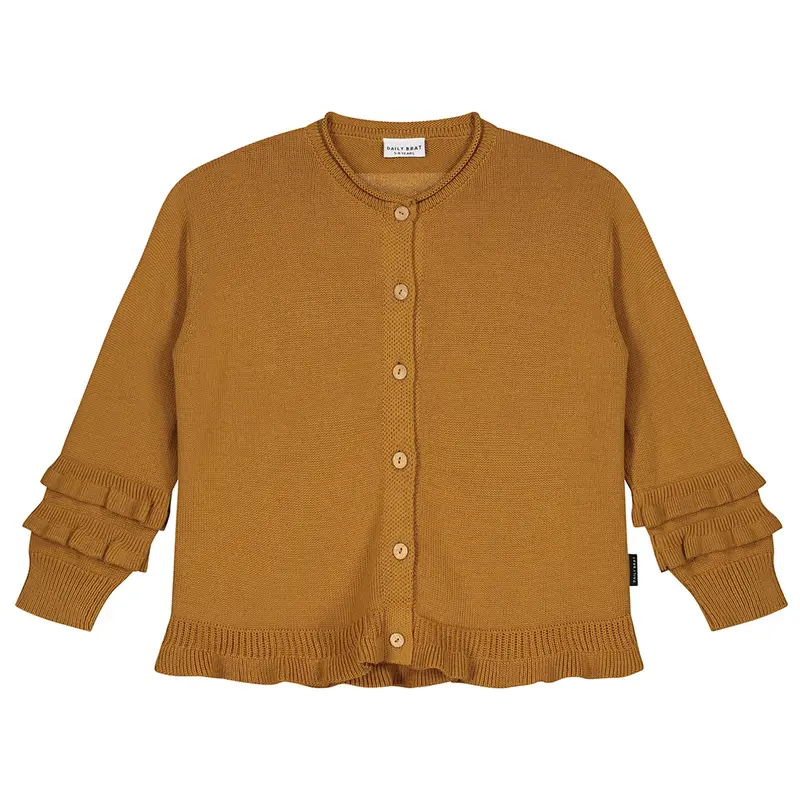 Vest Polly Ruffle Sandstone