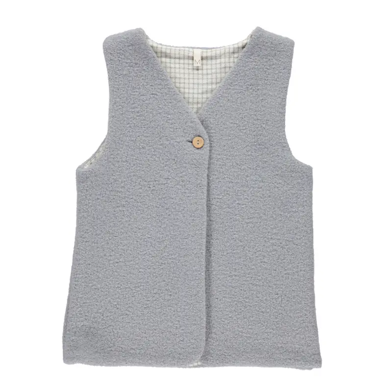 Vest Wool Silver