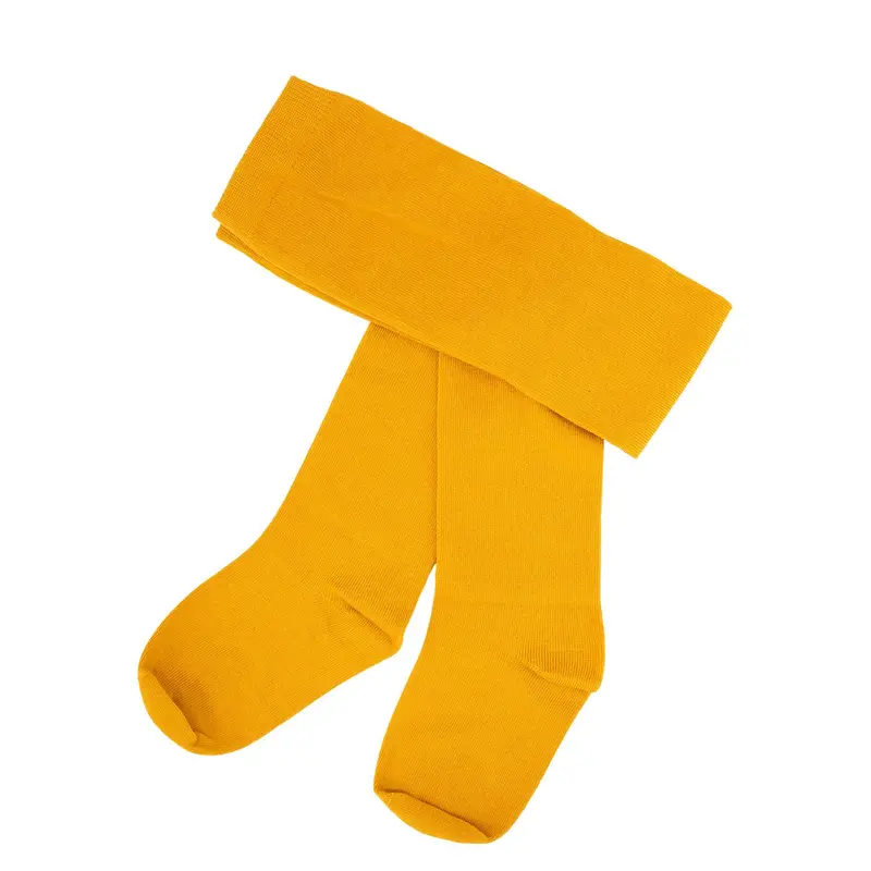 Villervalla - Tights Solid Honey - Effen Goud Gele Maillot