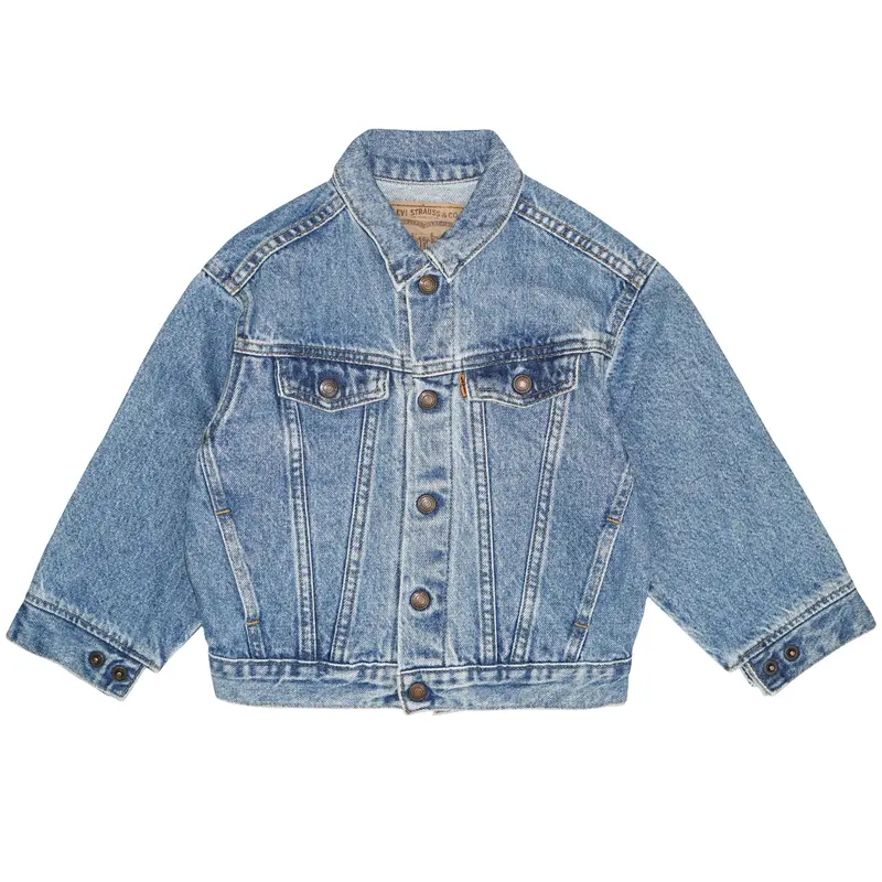 Vintage Levi's Jean Jacket 5T Orange Tab