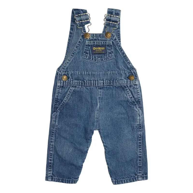 Vintage Oshkosh Denim Overalls 12M