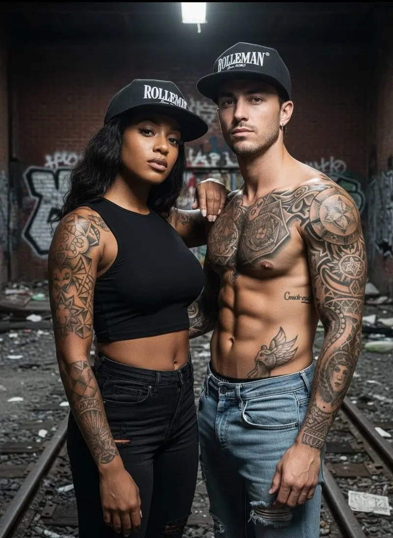 Vito Flat Brim Caps
