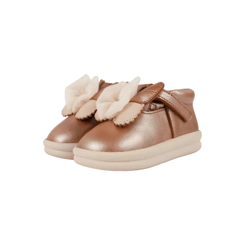 Vlindy Shoes | Clay Metallic Leather