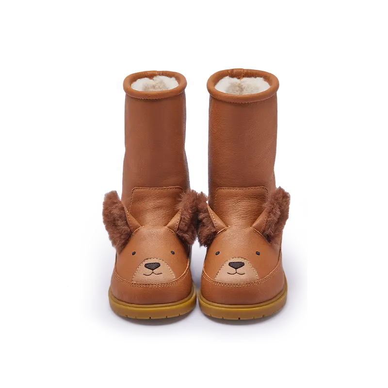Wadudu Exclusive Boots | Fluffy Squirrel | Fudge Leather