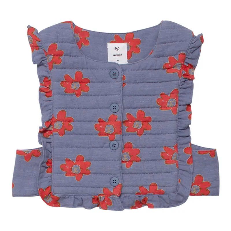 Waistcoat Alto Fun Flower Stormy Blue