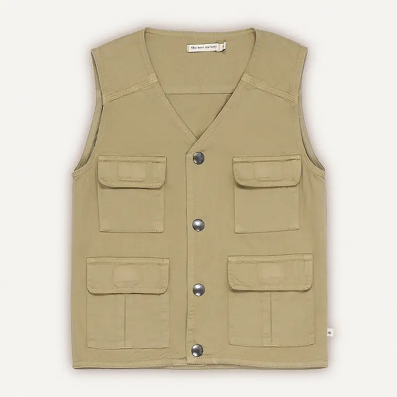 Waistcoat Manuela Silver Sage