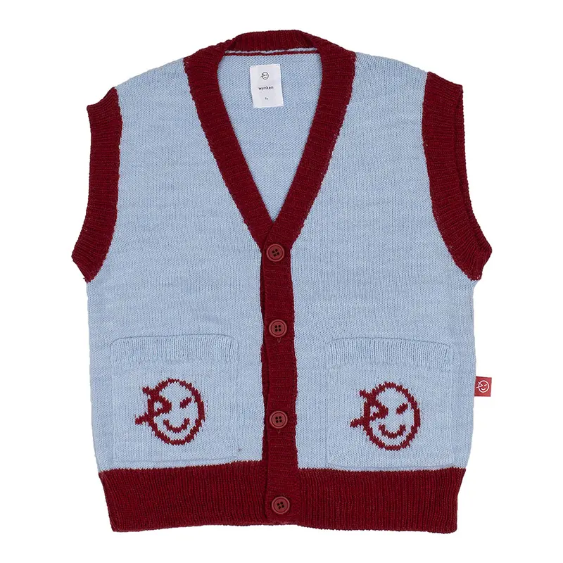 Waistcoat Sky College Red