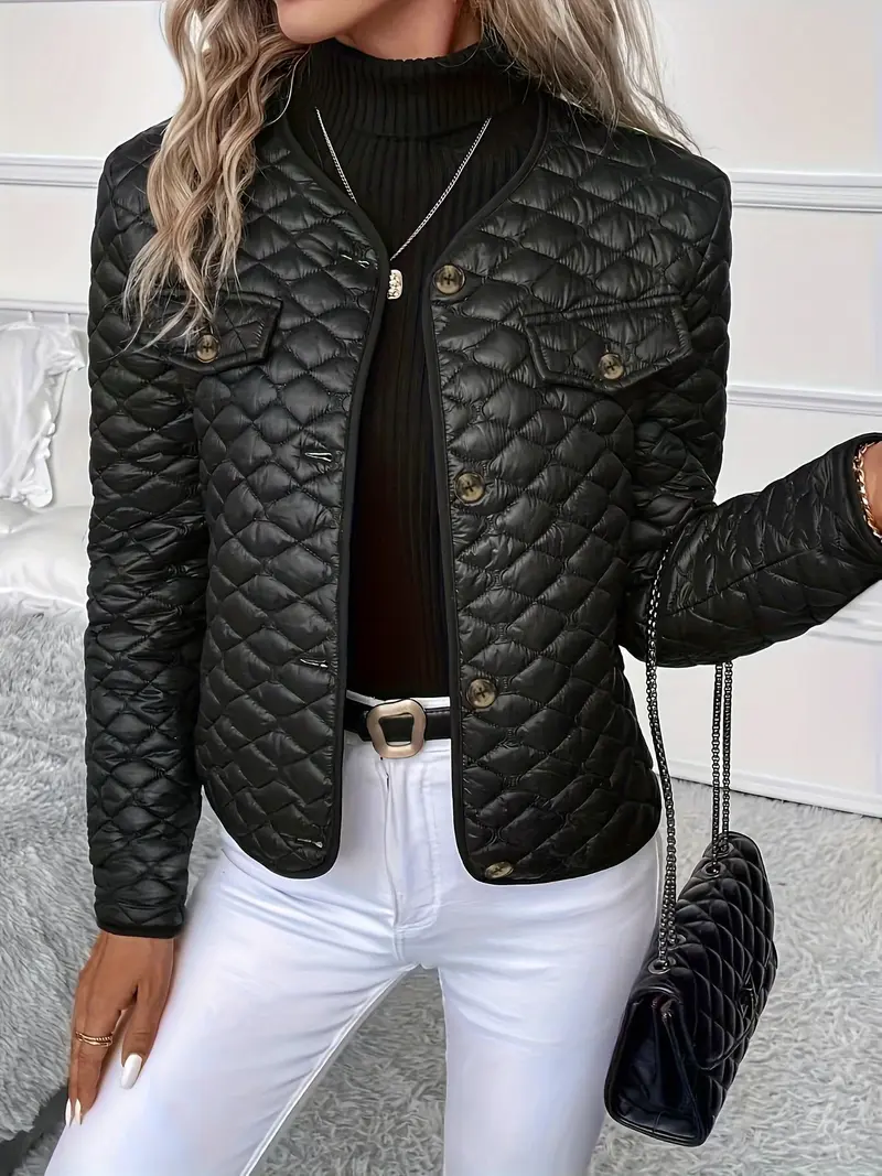 Waldrike | Damen Steppjacke mit Rautensteppung