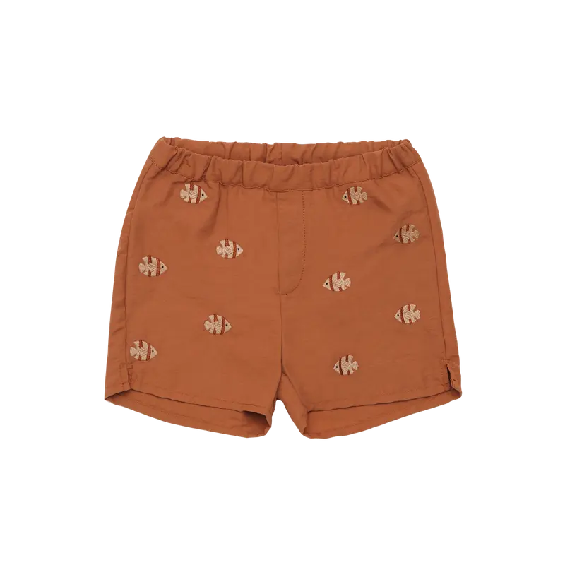 Wangu Swim Shorts | Moonfishes | Rust