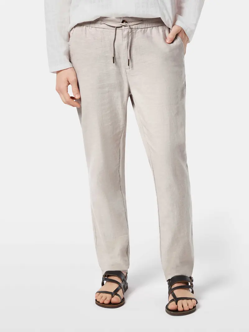Warren Cotton-Linen Twill Jogger