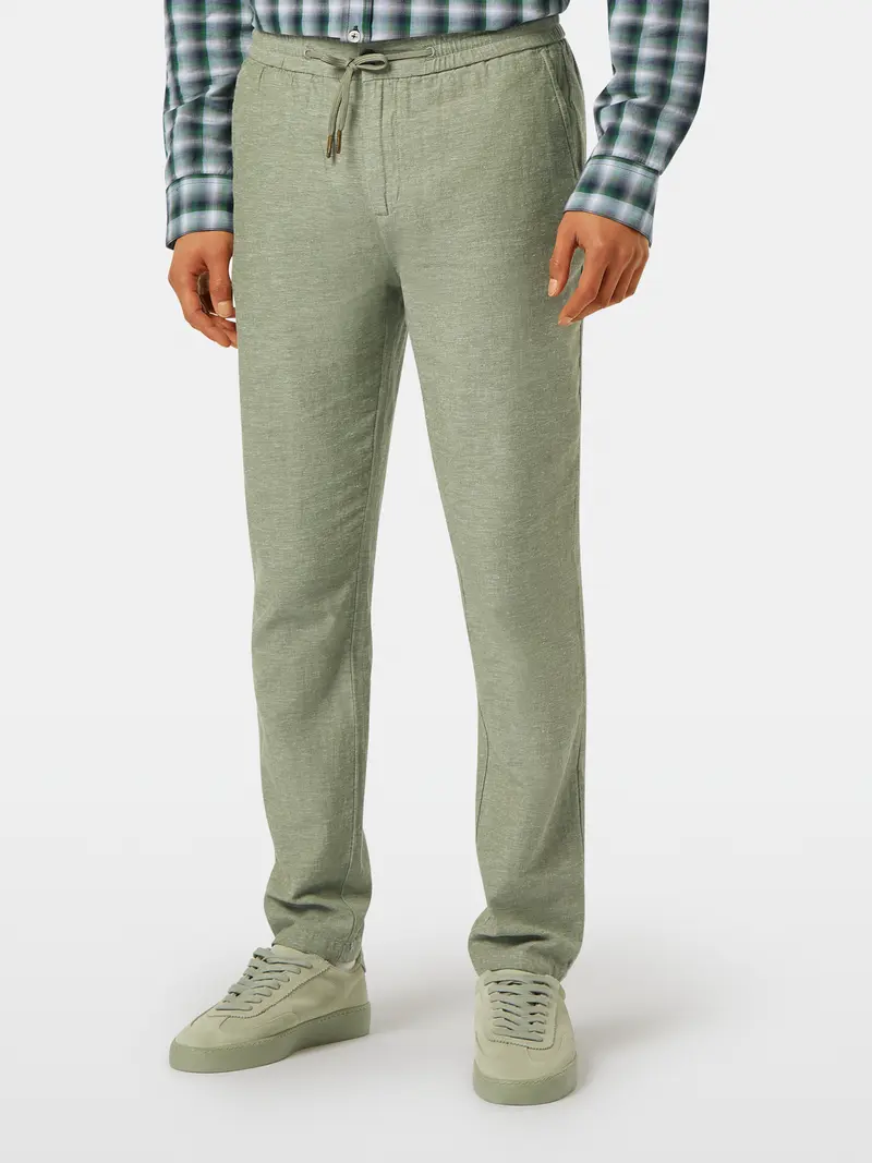 Warren Cotton-Linen Twill Jogger