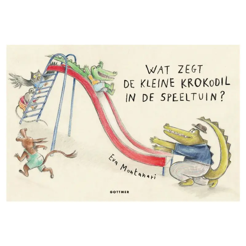 Wat zegt de Kleine Krokodil in de Speeltuin?