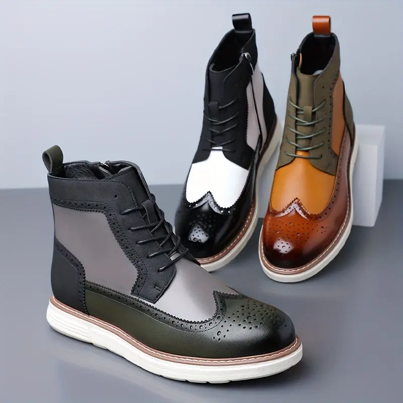 Wendelin | Herren Stiefelette Schnürboot Brogue