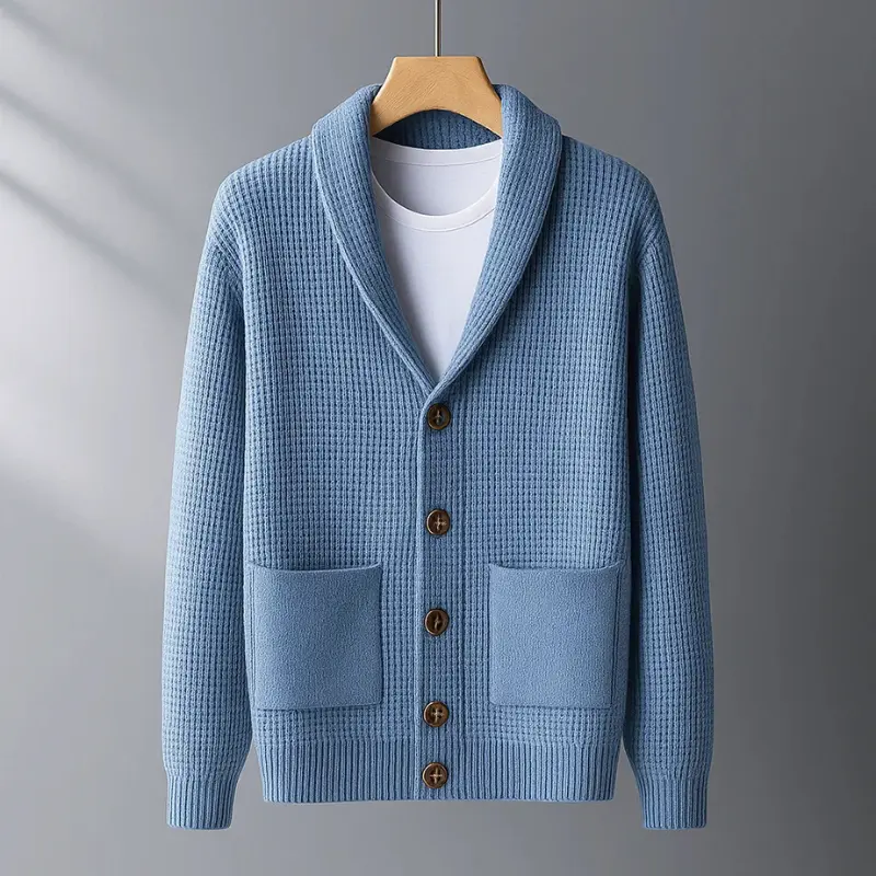 Wendelin | Herren Strickjacke mit Schalkragen
