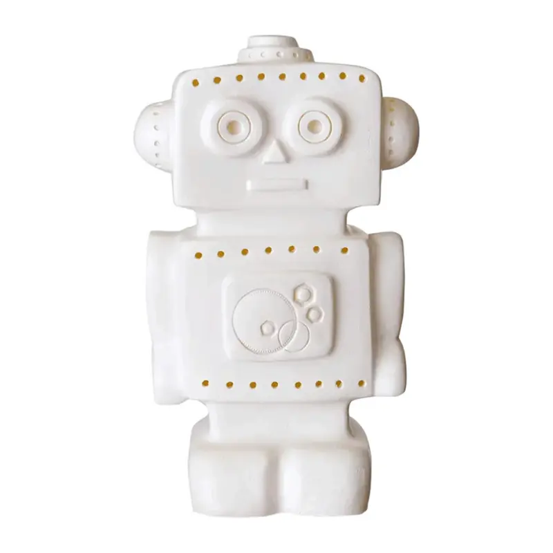 White Robot Lamp