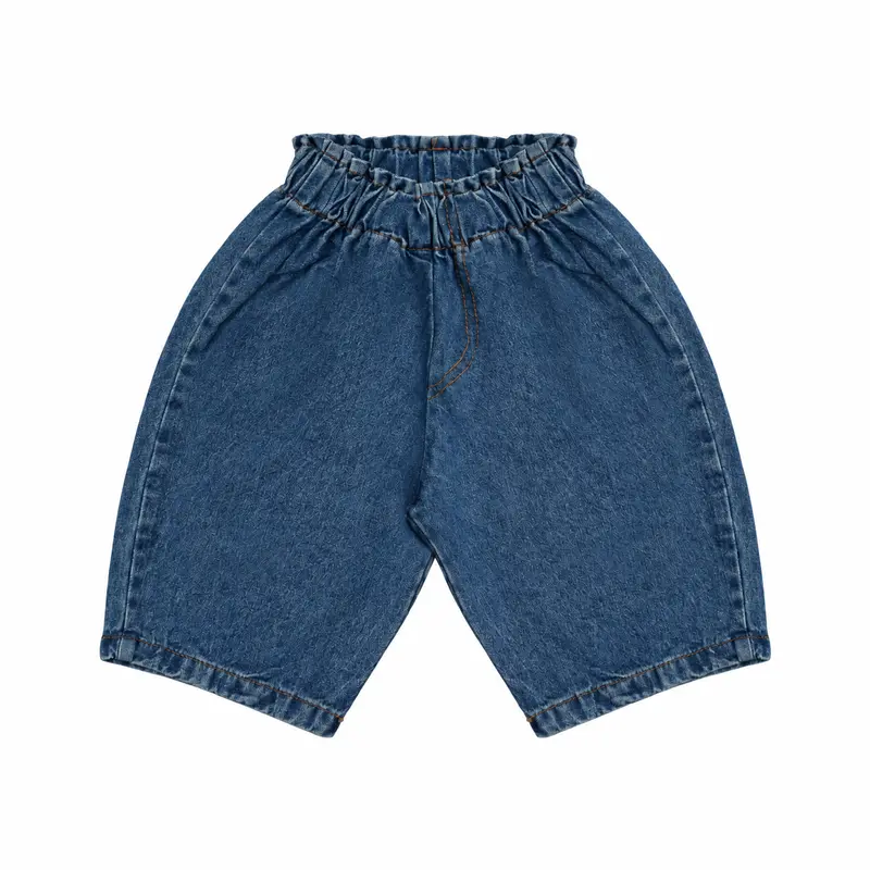 Wide Denim Pants Blue
