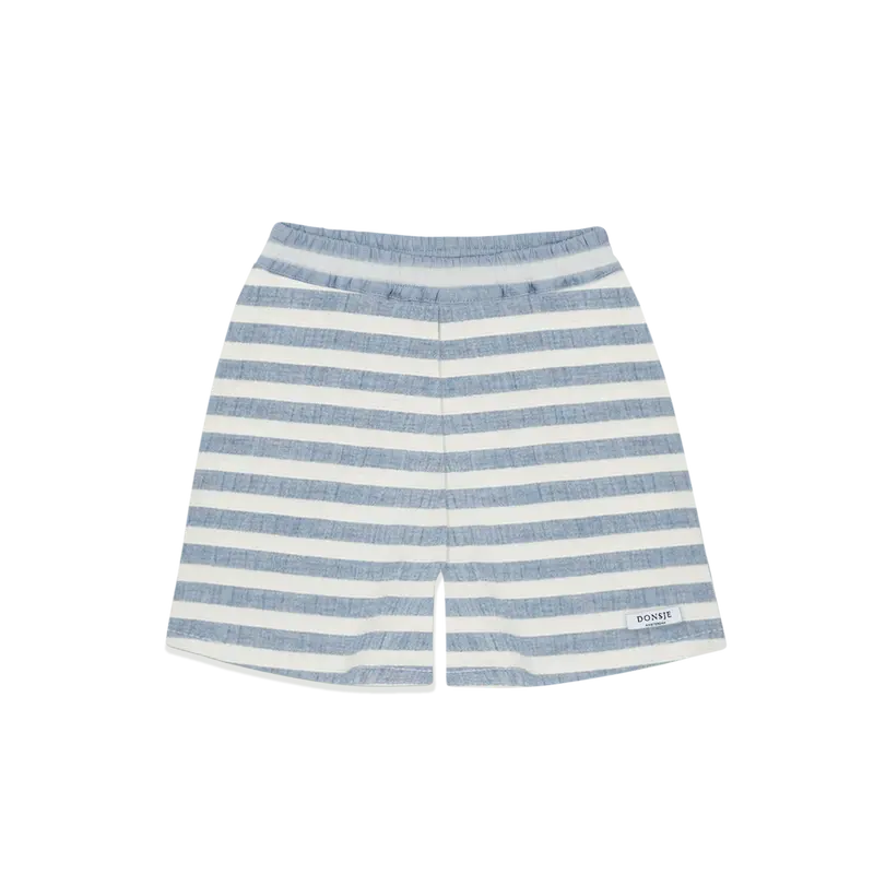 Wimbo Shorts | Sky Blue - White Striped
