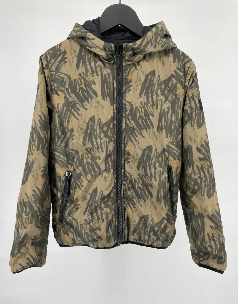 Windbreker Jas Groen Print Maat 146