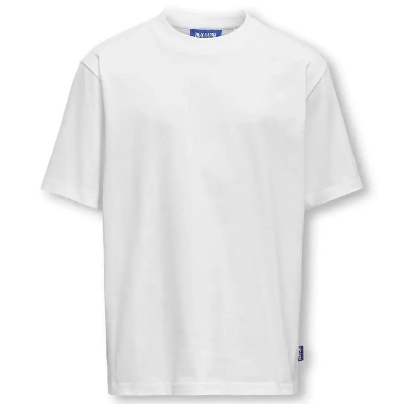 Wit basic relaxed fit t-shirt Fred