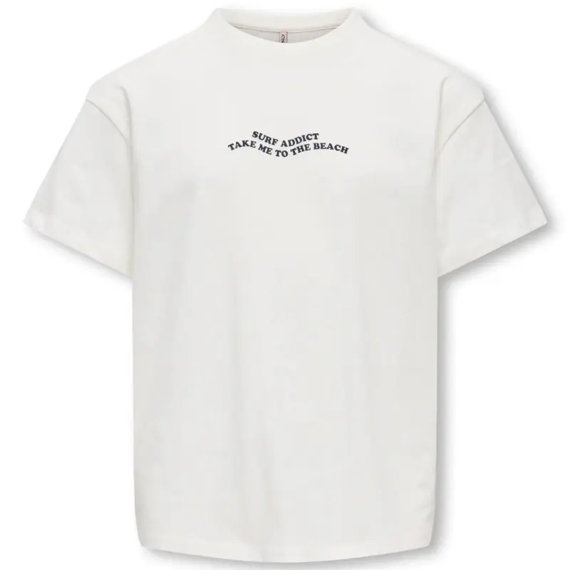 Wit loose fit print t-shirt Sunny