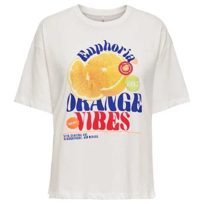 Wit regular fit t-shirt Bolette