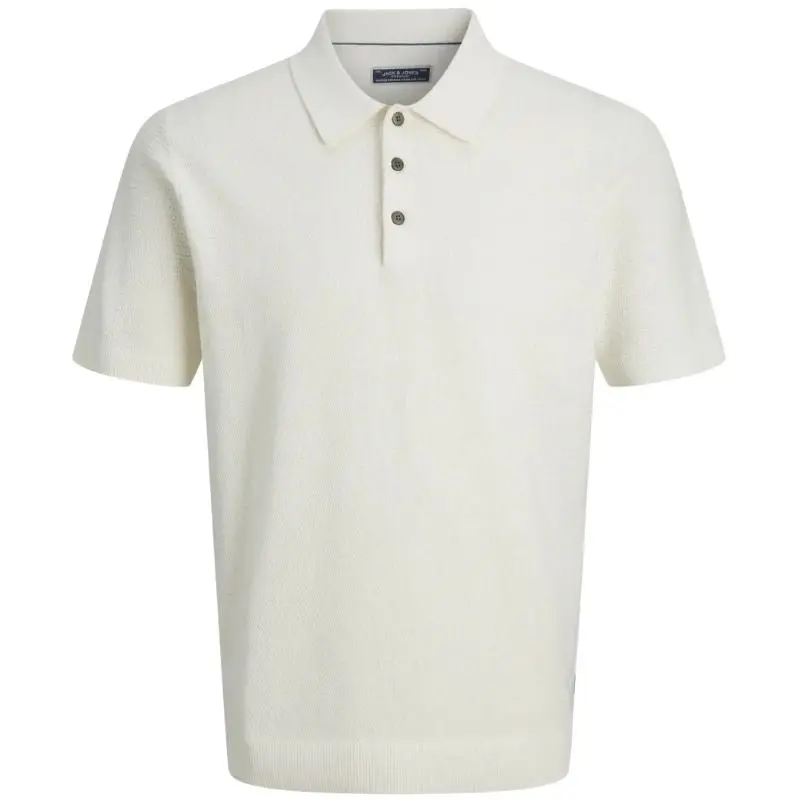 Witte regular fit knit polo Bluriley