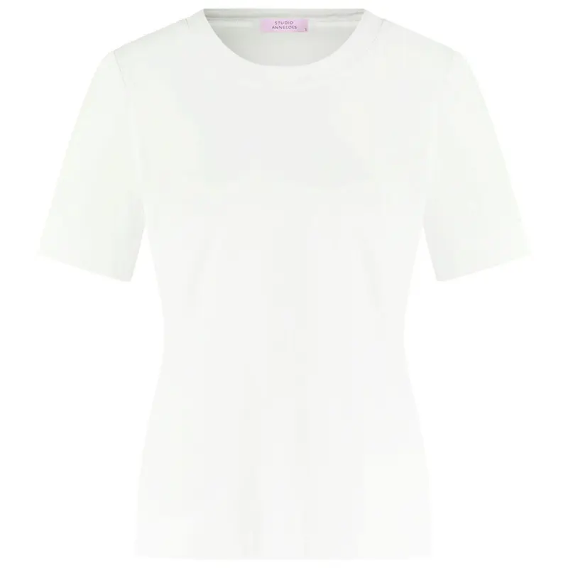Witte regular fit ronde hals tee Travel