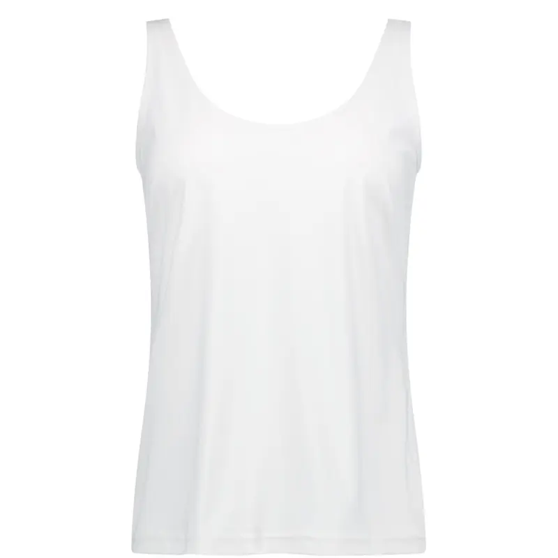 Witte travel mouwloze top Novi