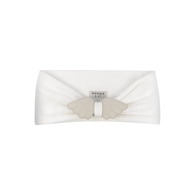 Wobi Headband | Off White Leather