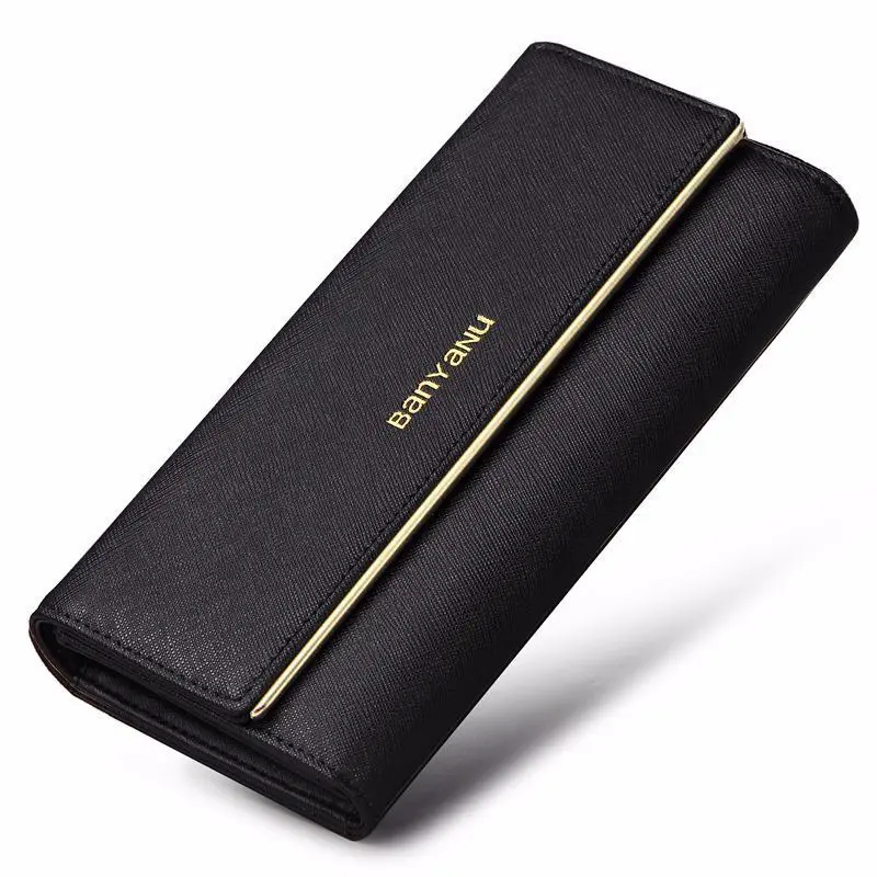 Women's Genuine Leather Tri-Fold Wallet