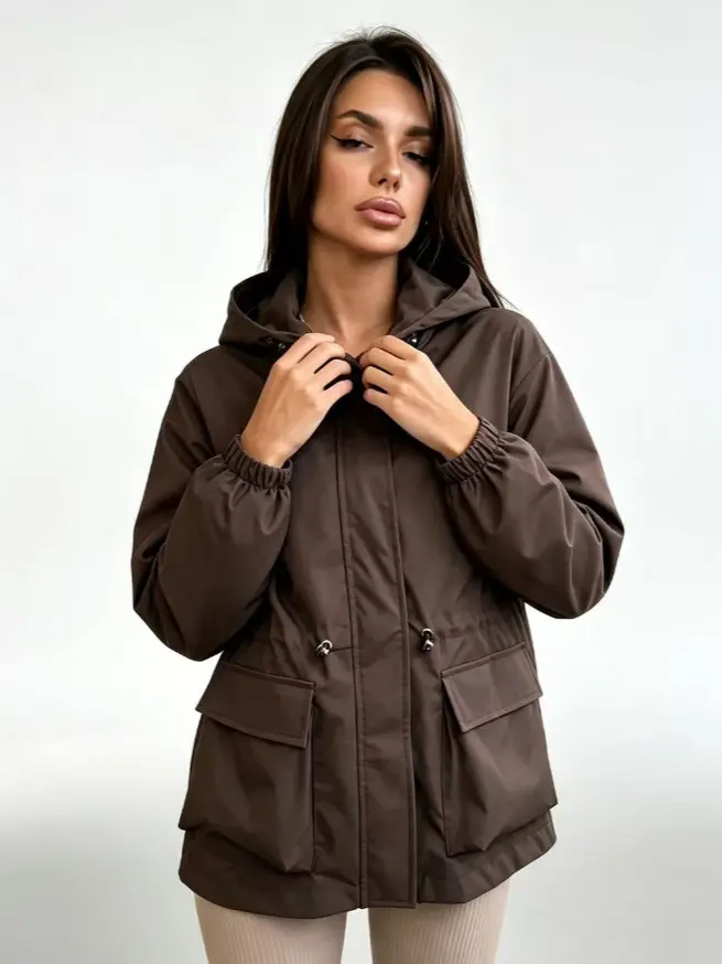 Womens Hooded Waterproof Outdoor Jacket