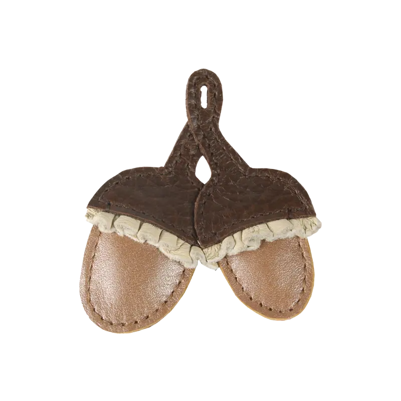 Wonda Hairclip | Acorn | Brown Grain Leather
