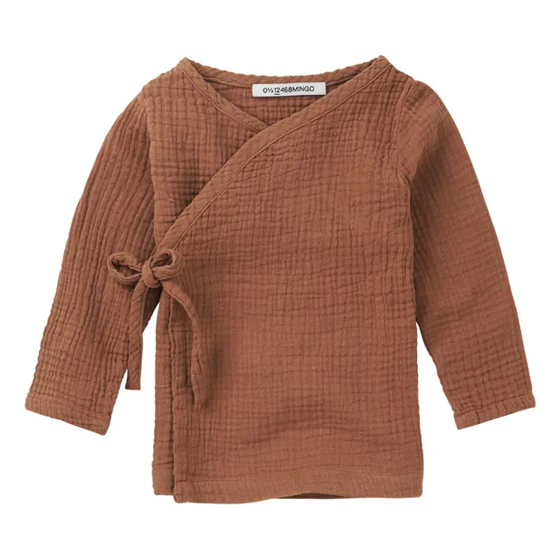 Wrap Top Muslin Warm Earth