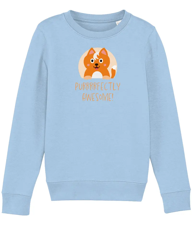 Wuppy Basic - Purrrfectly Awesome - Baby Sweater