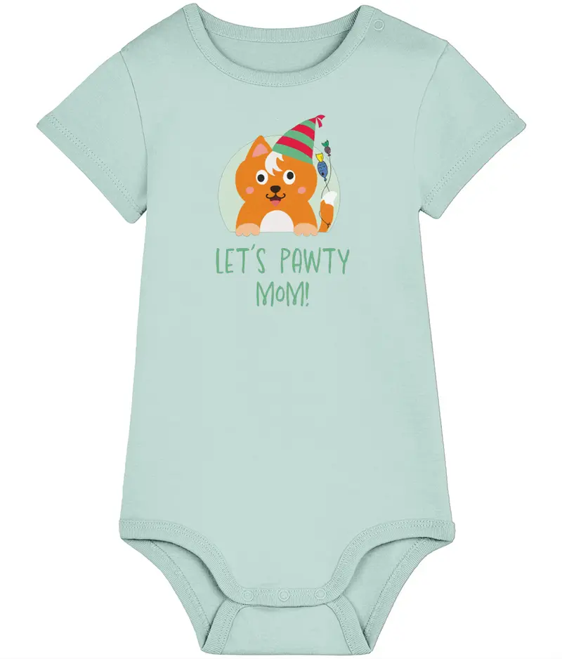Wuppy Party - Let's pawty mom! - Baby Romper