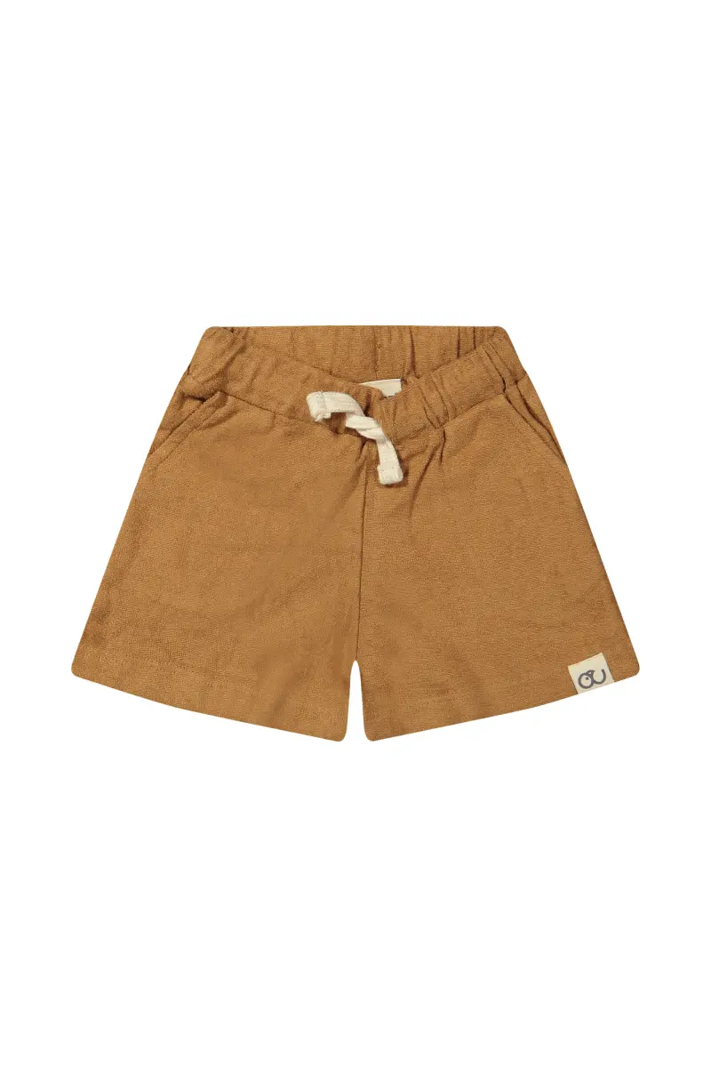Xander | Badstof short | Mud Brown