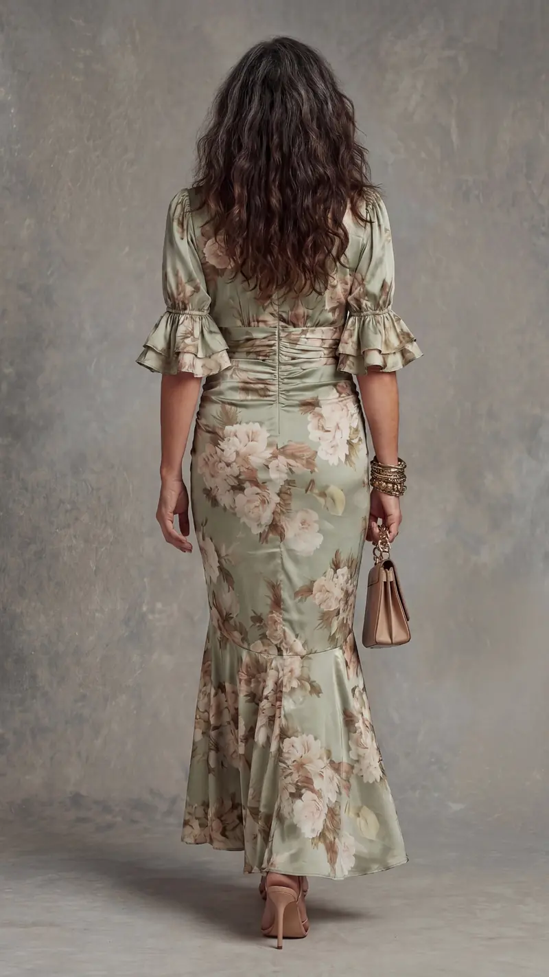 Yareen - Soft-Touch-Blumenkleid