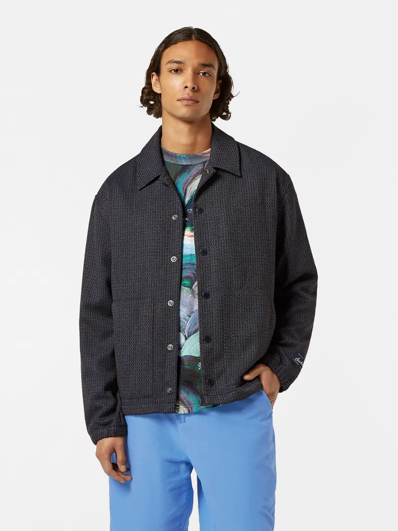 Yarn-Dyed Coach Jacket