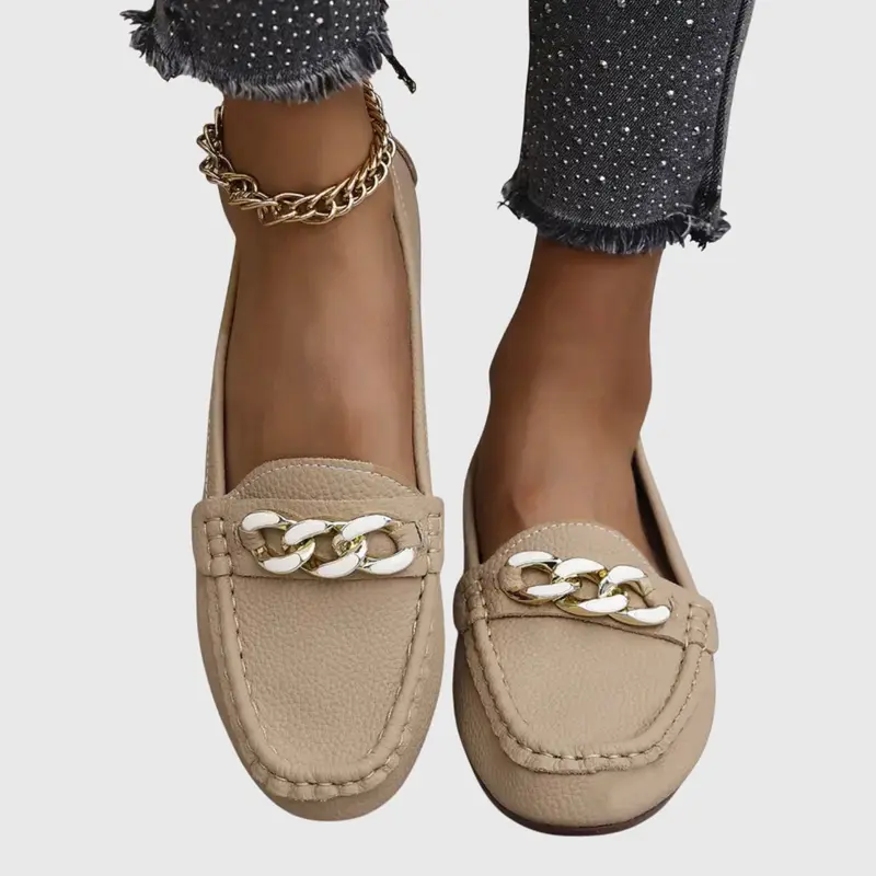 Yasmin | Schlupf Runde Spitze Ballerinas