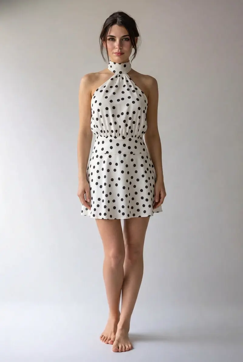“Yelena” Halterneck Dress