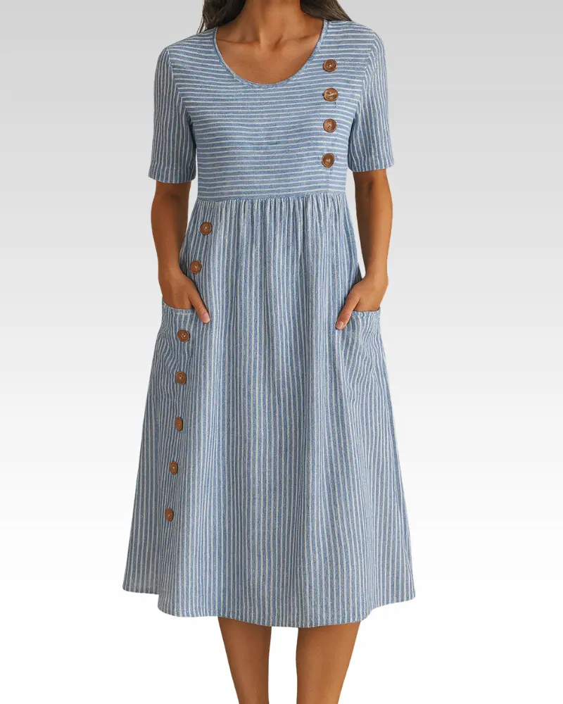 Ysolina | Figurschmeichelndes Midikleid