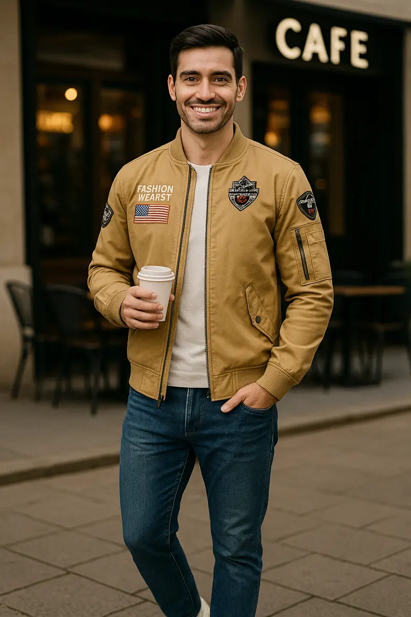 Yvan| Robuste Militärjacke für Herren