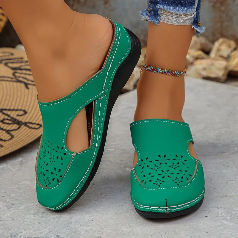 Zanora | Durchbrochene Keilschuhe mit weicher Dämpfung