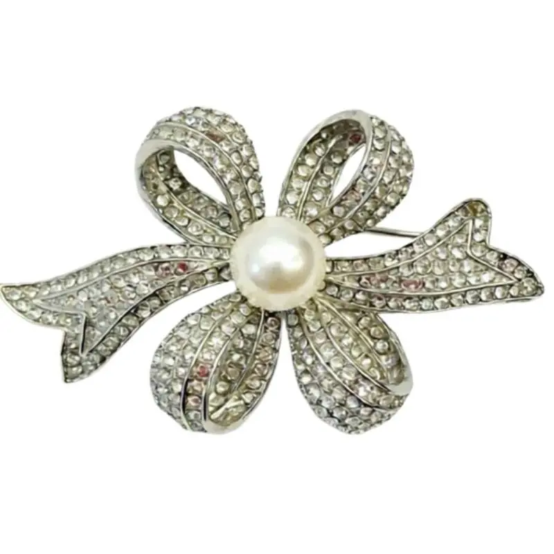 Zilveren glitter broche Breana