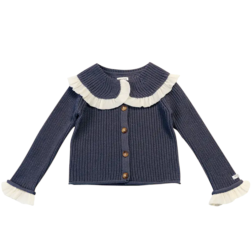 Zoila Cardigan | Blue Marine