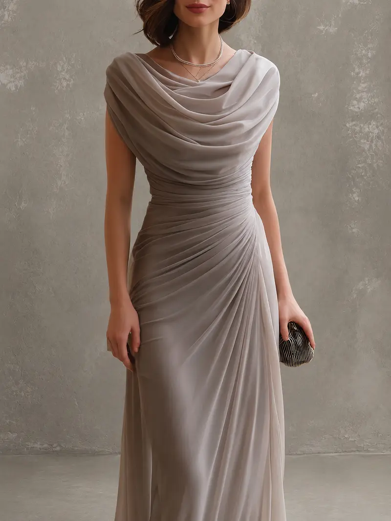 Zorabelle - Drapiertes Maxikleid