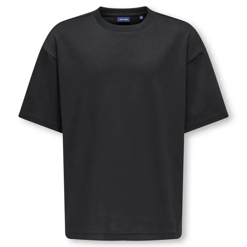 Zwart airflex boxy t-shirt Caspian